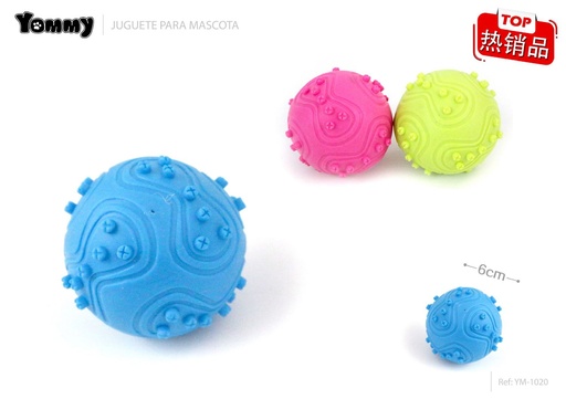 [YM1020] Juguete TPR bola 6 cm - Juguetes para mascotas