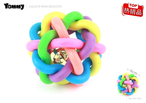 [YM1033] Juguete bola de sonido de 6 cm - Juguetes para mascotas