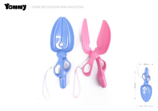 [YM1312] Recogedor tijera para mascotas 25*8 cm - Accesorios para mascotas