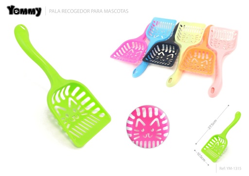 [YM1315] Paleta para arena de gatos 27.5x12.5 cm - Accesorios para mascotas
