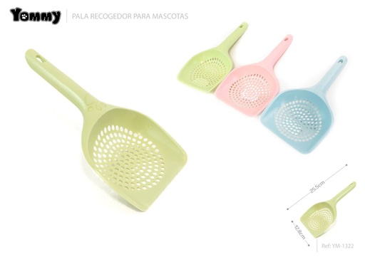 [YM1322] Pala para mascotas 25.5x12.8 cm - Utensilios para limpieza de gatos