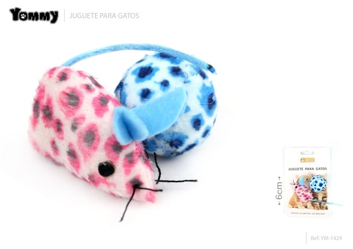 [YM1424] Juguete de peluche para gatos de 6 cm - Juguetes para mascotas