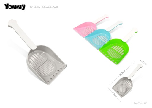 [YM1442] Pala recogedora para areneros de gatos 28.5*11.5*4.7 cm - Accesorios para mascotas