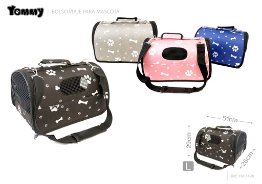 [YM1498] Bolso de viaje para mascotas L:51*26*29cm - Accesorios para mascotas