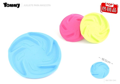 [YM1541] Juguete frisbee 4# 18.5CM - Juguetes para mascotas
