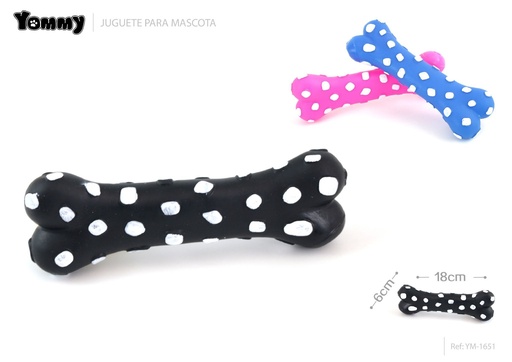 [YM1651] Juguete de vinilo hueso 18*6*2.5cm - Juguetes para mascotas