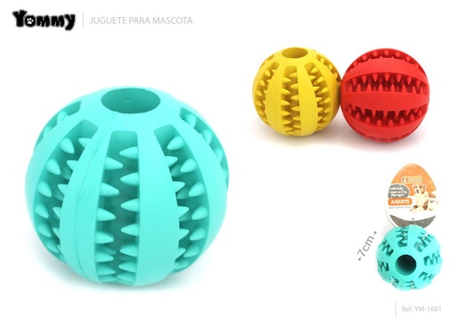 [YM1681] Juguete para perros de goma para moler 7 cm - Juguetes para mascotas