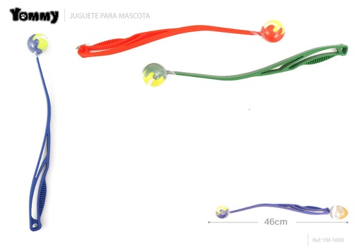 [YM1690] Lanzador de pelotas tamaño M 46 cm - Juguetes para mascotas