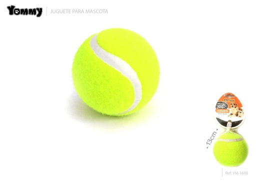 [YM1698] Juguete de tenis para mascotas 13cm para diversión de mascotas