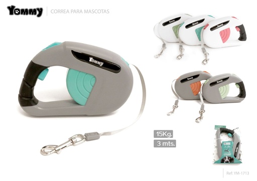 [YM1713] Correa extensible para mascotas 3 m - Accesorios de mascotas