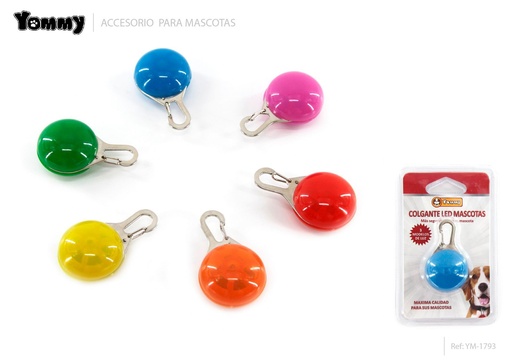 [YM1793] Colección de colgantes LED para mascotas - Accesorios para mascotas