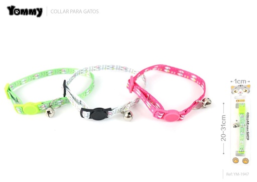 [YM1947] Collar para gato 1.0 x (20-31) - Collares para gatos