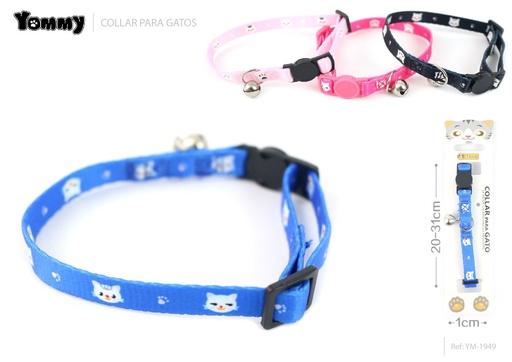 [YM1949] Collar para gato 1.0 x (20-31) - Accesorios para mascotas