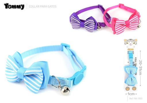[YM1955] Collar para gato 1.0 x (20-31) - Accesorios para mascotas