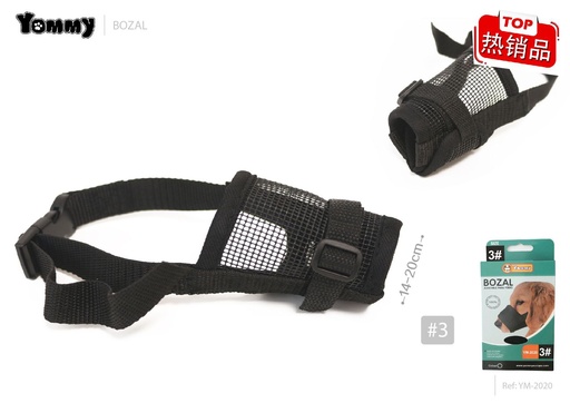 [YM2020] Bozal para perro 14-20cm para control de mascotas