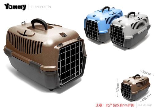 [YM2045] Transportín tamaño S 48x32x32 cm - Accesorios para mascotas