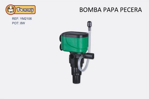 [YM2106] Bomba de inmersión 8W 1400L/H, Accesorios para acuarios