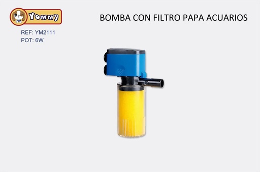 [YM2111] Filtro de agua 6W 880L/H - Accesorios para mascotas