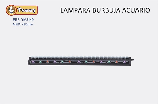 [YM2149] Lámpara burbuja para acuario 480mm - Iluminación de acuarios
