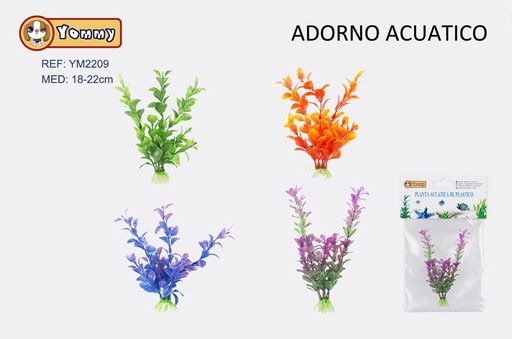 [YM2209] Adorno Acuático 18-22 CM - Accesorios para acuarios
