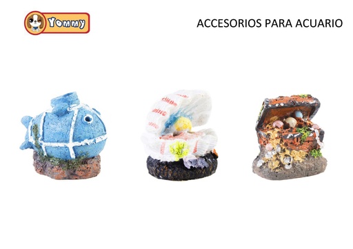 [YM2232] Accesorios para acuario - Montaje de resina