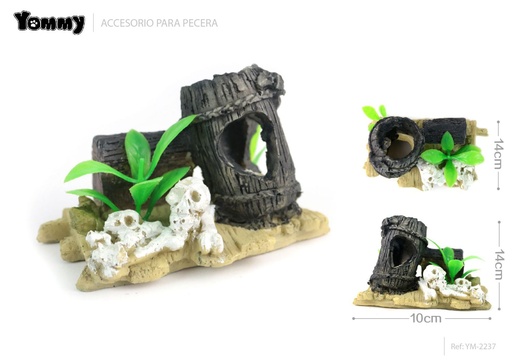 [YM2237] Accesorios para acuario 11.5x7x8 cm - Decoración de acuarios