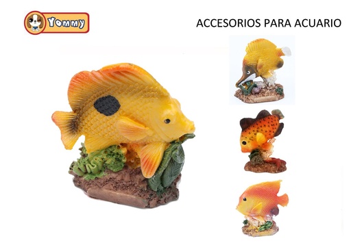 [YM2271] Accesorios para acuario pez dorado 6x3.5x6cm decoración acuática