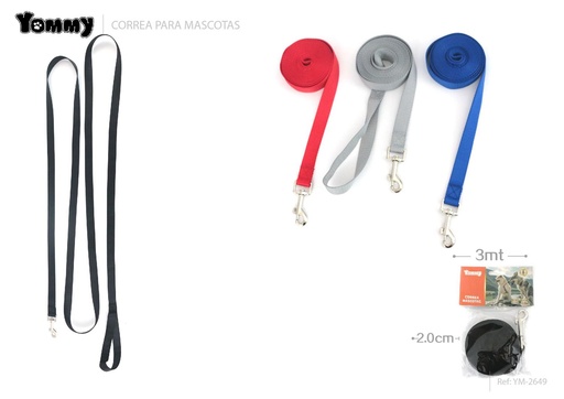[YM2649] Correa extra larga 2.0*300 cm - Accesorios para mascotas