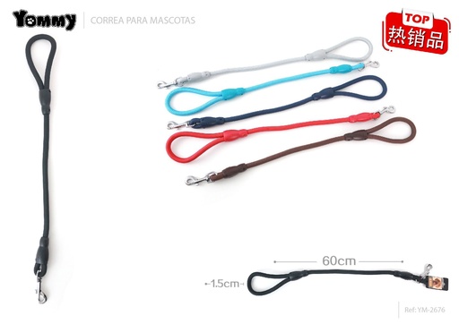 [YM2676] Correa redonda sólida 1.5*60 cm - Correa de nylon