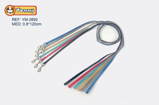 [YM2692] Cinturón liso para mascotas 0.8x120 cm - Accesorios de mascotas