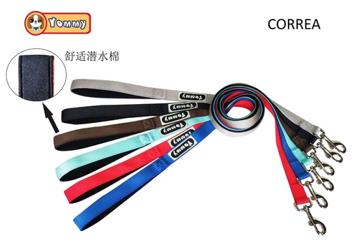 [YM2695] Corrrea de algodón de 1.9*120cm - Accesorios para mascotas