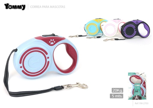 [YM2703] Correa extensible 5M - Accesorios para mascotas 