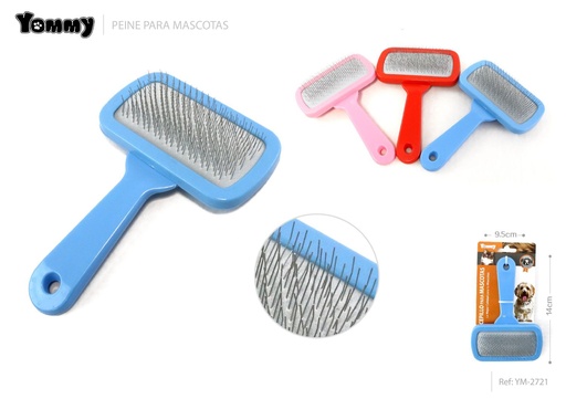 [YM2721] Peine para mascotas 14*9.5cm - Accesorios para mascotas