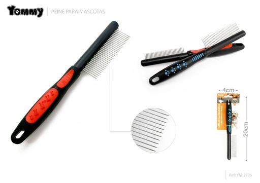 [YM2726] Peine para mascotas 20*4cm - Cuidado de mascotas