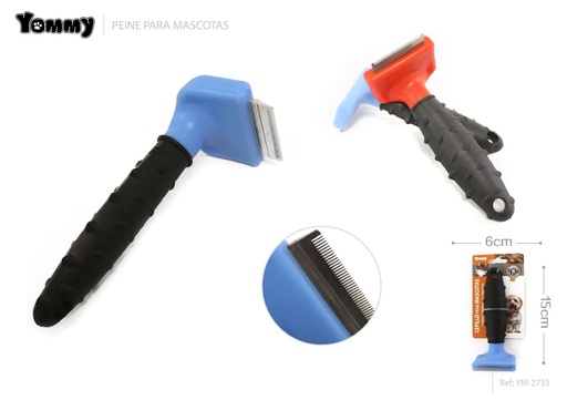 [YM2733] Peine para mascotas 15x6CM - Artículos para mascotas