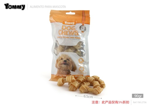 [YM2756] Alimento hueso 6.5cm 8-12g 8 piezas - Snacks para perros