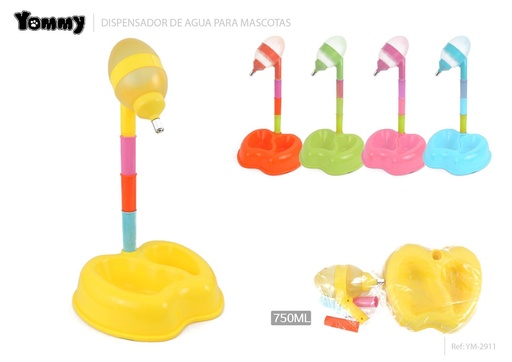 [YM2911] Dispensador de agua para perros 750ml - Alimentación de mascotas 