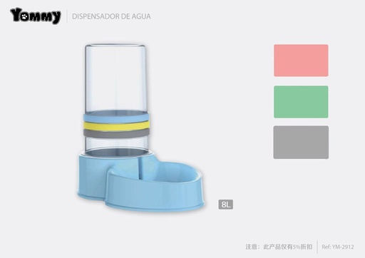 [YM2912] Dispensador de agua 8L - Accesorios para mascotas