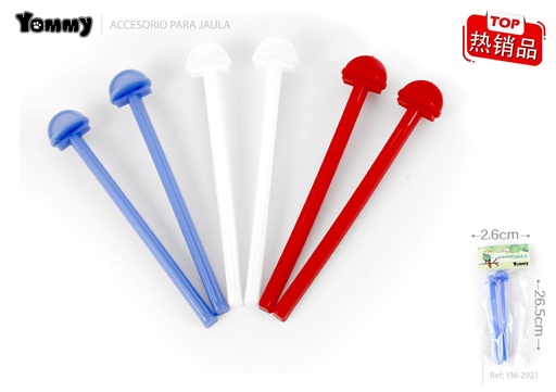 [YM2921] Accesorios de jaula 26.5cm (2 uds) - Accesorios para aves