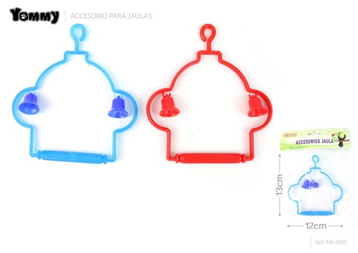 [YM2922] Accesorios de jaula - Campana de colgar - Accesorios para mascotas