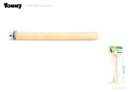 [YM2930] Palo de Madera 2.0*20CM - Accesorios para jaulas