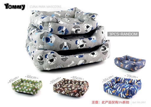 [YM2997] Cuna set de 3 para gato - Accesorios de alta calidad para mascotas