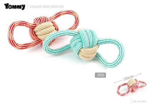 [YM3918] Juguete nudo 20CM 75GR - Juguetes para mascotas 