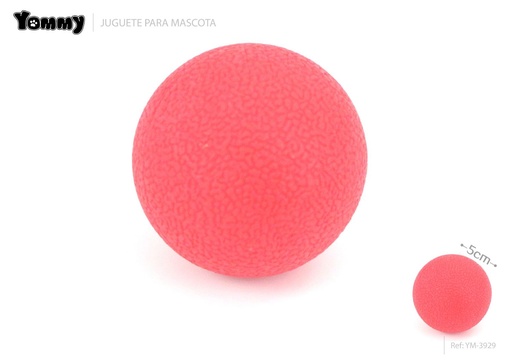 [YM3929] Juguete de goma en forma de bola 5 cm - Accesorios de mascotas
