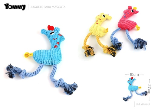 [YM4019] Peluche de maíz pequeño 27x10 CM - Juguete para mascotas