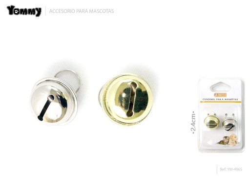 [YM4065] Cascabel para mascotas diámetro 24 mm - Accesorios para mascotas