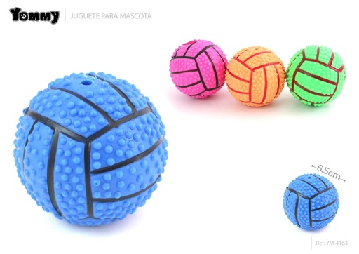 [YM4163] Juguete de caucho dia:6.5cm - Juguetes para mascotas