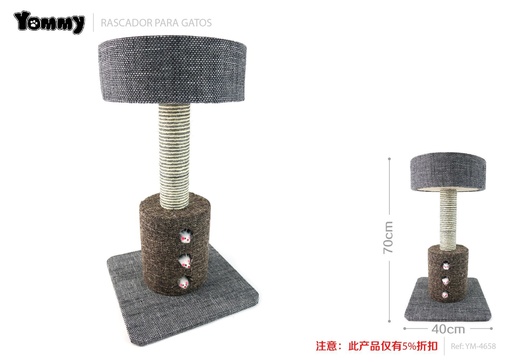 [YM4658] Rascador para gato 40*40*70 cm - Muebles para gatos