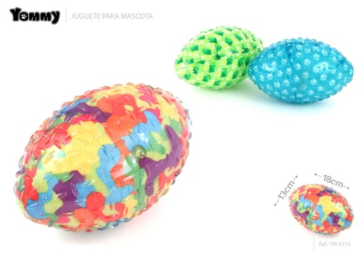[YM4715] Juguete de caucho 13*8.5cm - Juguete para mascotas