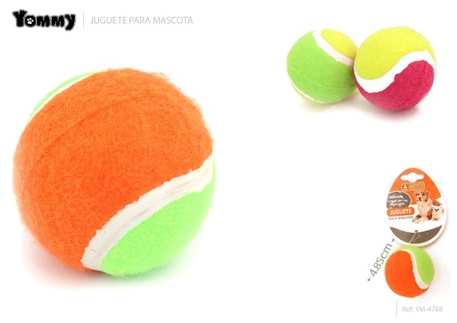 [YM4768] Juguete goma mixto 4.85 cm - Pelota de goma